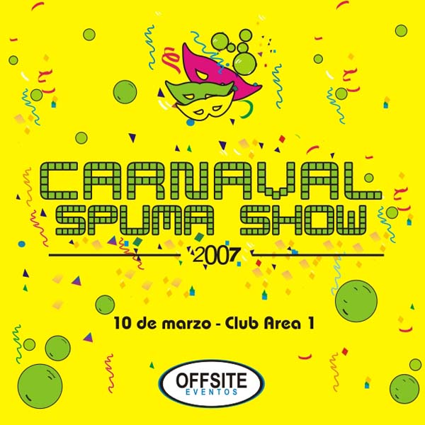 flyer carnaval spuma 2007